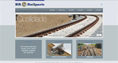 Desktop Screenshot of brrailparts.com.br