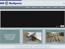 Tablet Screenshot of brrailparts.com.br